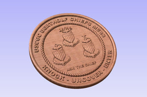 Coast Guard Chiefs Mess Door Plaque