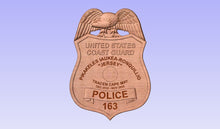 Load image into Gallery viewer, USCG TRACEN Cape May Police Dept Departing Plaque
