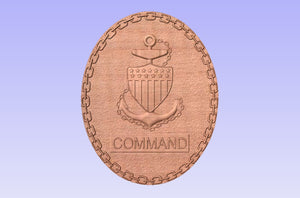 Command Chief, Command Senior Chief, Command Master Chief Insignia