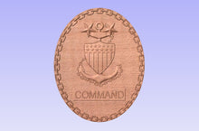 Load image into Gallery viewer, Command Chief, Command Senior Chief, Command Master Chief Insignia
