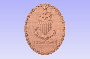 Command Chief, Command Senior Chief, Command Master Chief Insignia
