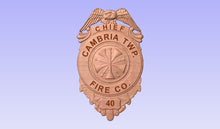 Load image into Gallery viewer, Cambria Township Pennsylvania Fire Company Badge

