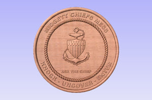 Coast Guard Chiefs Mess Door Plaque