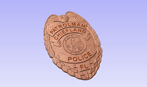 Chiefland Florida Police Department Badge