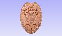 Load image into Gallery viewer, Chiefland Florida Police Department Badge
