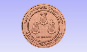 Coast Guard Chiefs Mess Door Plaque
