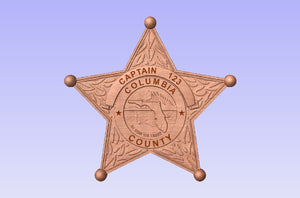 Columbia County Sheriff Department Badge