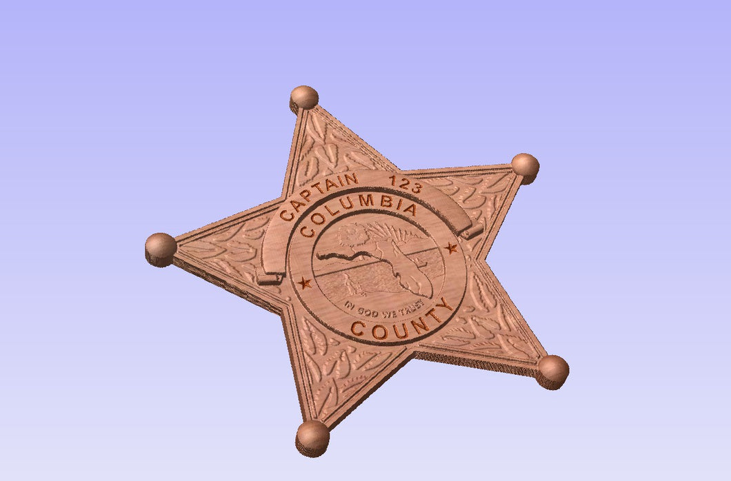 Columbia County Sheriff Department Badge