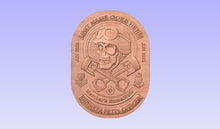 Load image into Gallery viewer, Engineer Officer or Engineer Petty Officer  Skull Plaque
