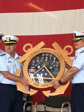 Load image into Gallery viewer, USCG Shield Shadow Box.
