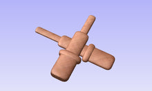 Load image into Gallery viewer, Coast Guard Gunner&#39;s Mate GM Rating Symbol
