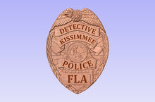 Load image into Gallery viewer, Kissimmee Florida 3D Police Badge
