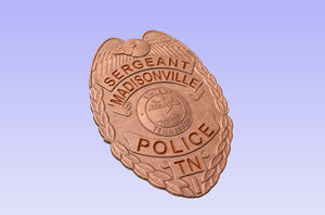 Madisonville TN Police Department Badge