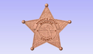 Manatee County Sheriff Department Badge.