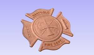 Nanty-Glo Pennsylvania Fire Department Badge