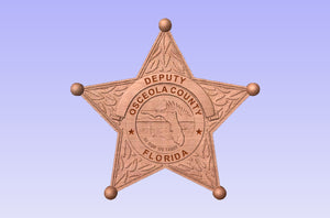 Osceola County Florida Sheriff Department Badge.