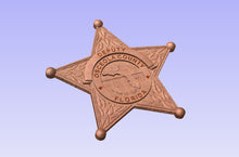 Load image into Gallery viewer, Osceola County Florida Sheriff Department Badge.
