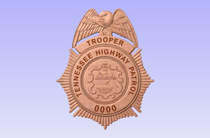 Tennessee Highway Patrol THP State Trooper Badge