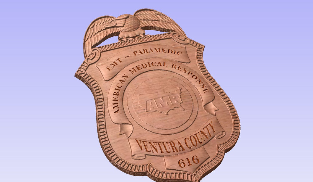 American Medical Response AMR EMS Badge Ventura County California