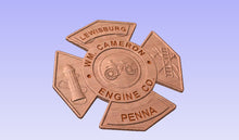 Load image into Gallery viewer, William Cameron Engine Company Fire Badge
