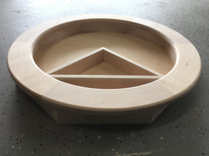Customized Round Military  Shadow Box.