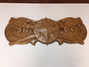 Customized Round Military  Shadow Box.