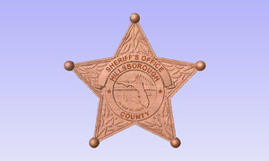 Hillsborough County Florida Sheriff Department Badge.