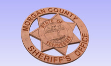 Load image into Gallery viewer, Morgan County Tennessee Sheriff&#39;s Department Badge
