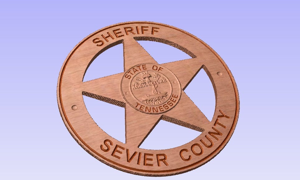 Sevier County Tennessee Sheriff's Department Badge