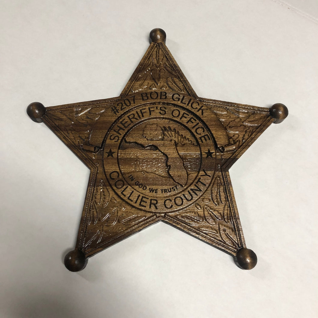 Collier County Sheriff Department Badge. Collier County Florida