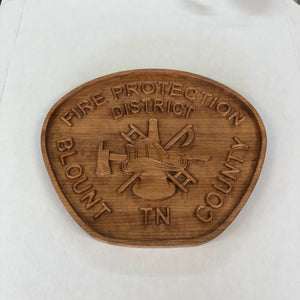 Blount County Tennessee Fire Protection District BCFD Plaque