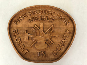 Blount County Tennessee Fire Protection District BCFD Plaque