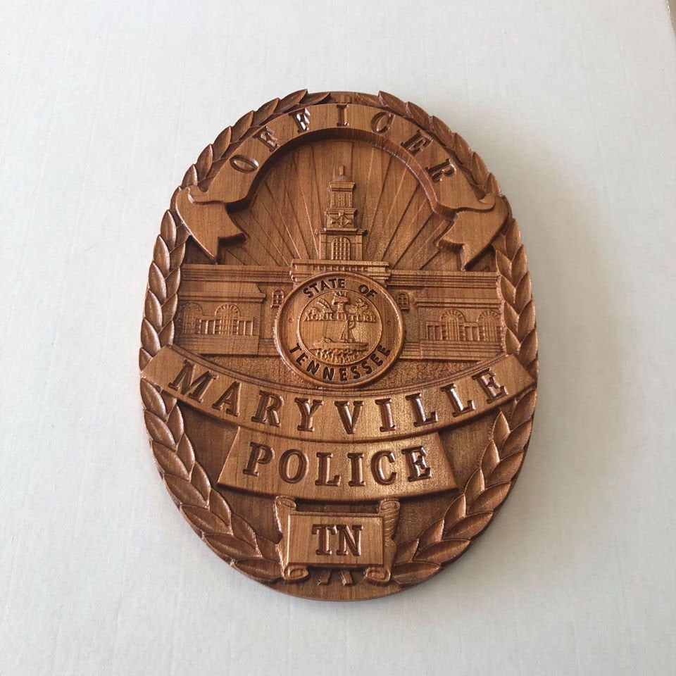 Maryville Tennessee Police Department Badge MPD