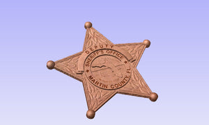 Martin County Sheriff Department Badge
