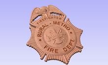 Load image into Gallery viewer, Rural Metro Tennessee Fire Department Badge
