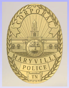 Maryville Tennessee Police Department Badge MPD