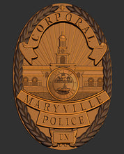 Load image into Gallery viewer, Maryville Tennessee Police Department Badge MPD
