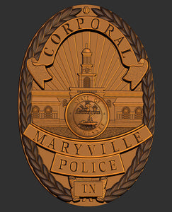 Maryville Tennessee Police Department Badge MPD