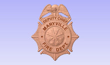 Load image into Gallery viewer, Maryville Tennessee Fire Department Badge MFD
