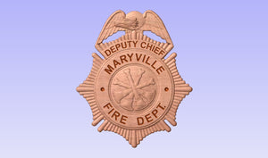 Maryville Tennessee Fire Department Badge MFD