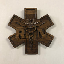 Load image into Gallery viewer, RN Emergency Medical Services Star of Life RN Plaque

