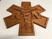 Load image into Gallery viewer, RN Emergency Medical Services Star of Life RN Plaque
