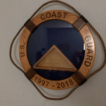 Load image into Gallery viewer, Coast Guard Life Ring Shadow Box, Customizable.
