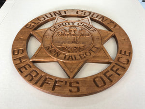 Blount County Tennessee Sheriff's Department Vehicle Door Badge