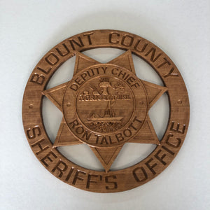 Blount County Tennessee Sheriff's Department Vehicle Door Badge
