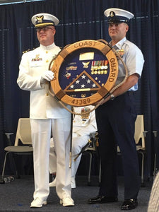 Coast Guard Life Ring Shadow Box, Customizable.